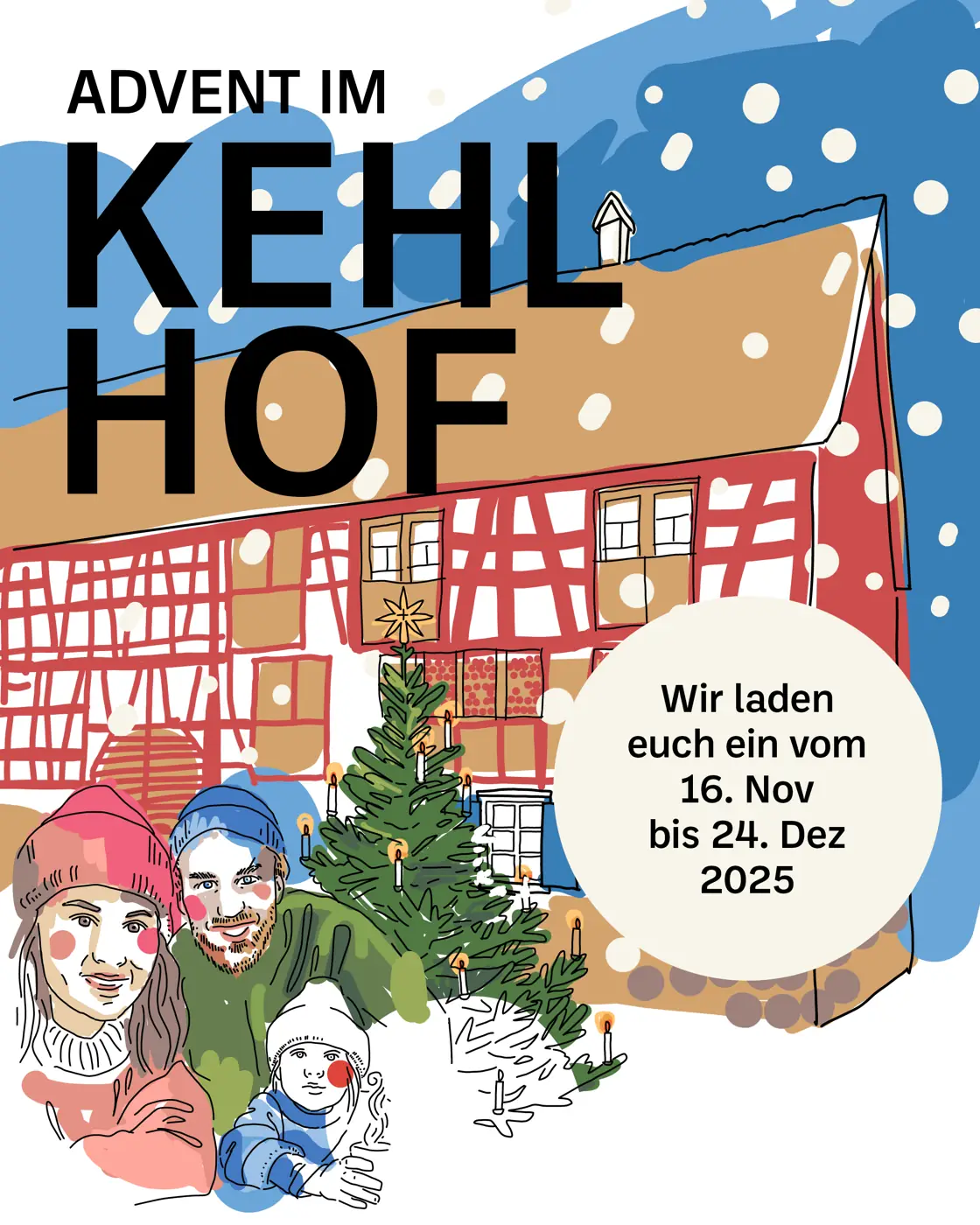 Plakat Advent im Kehlhof 2025
